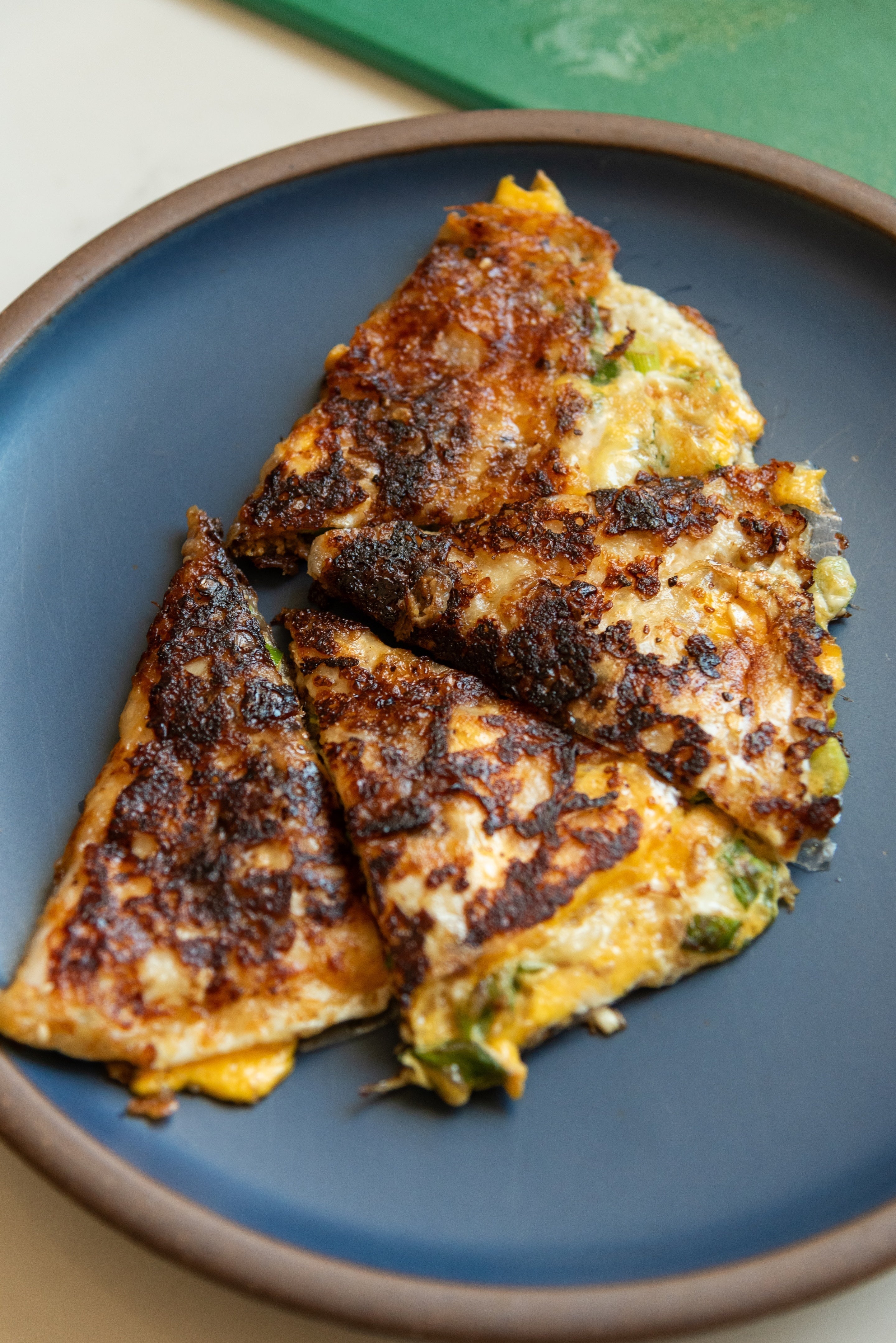 Cheesy Chili Crisp Breakfast Wrap