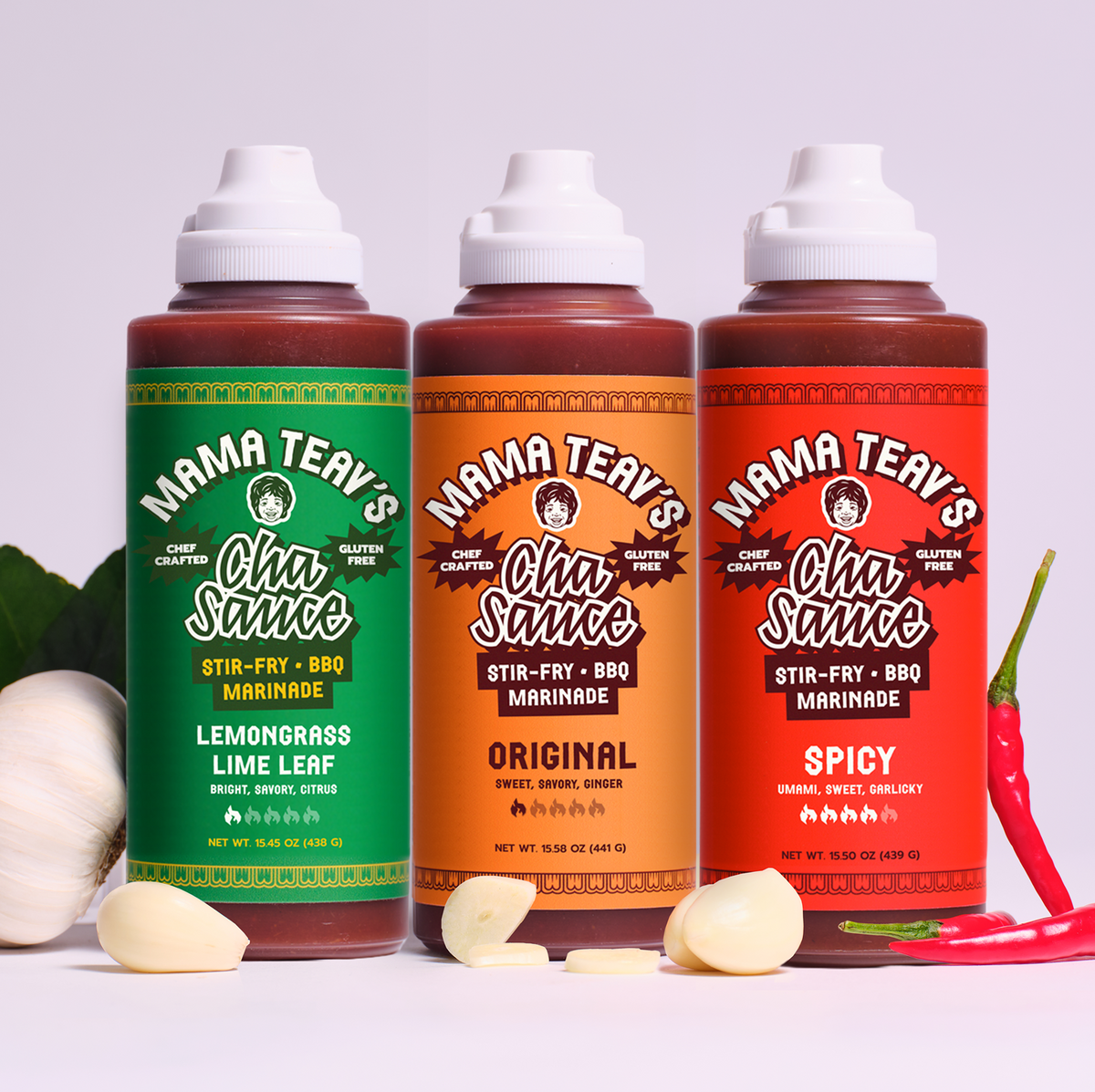 Cha Sauce Variety, 3-Pack