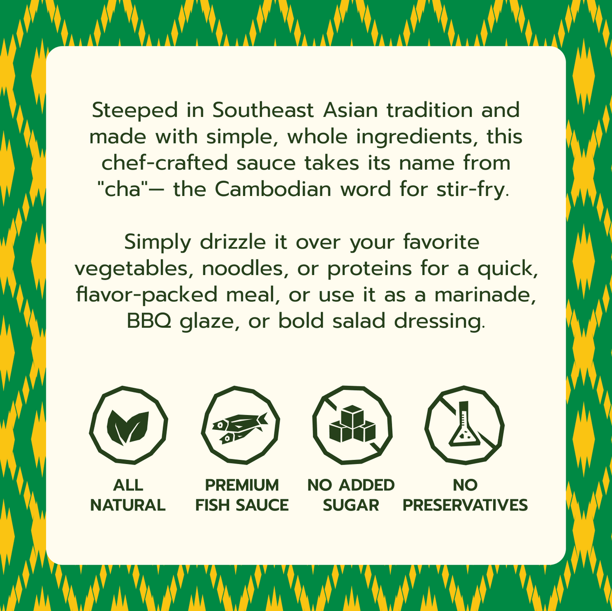 Lemongrass Lime Leaf Cha Sauce