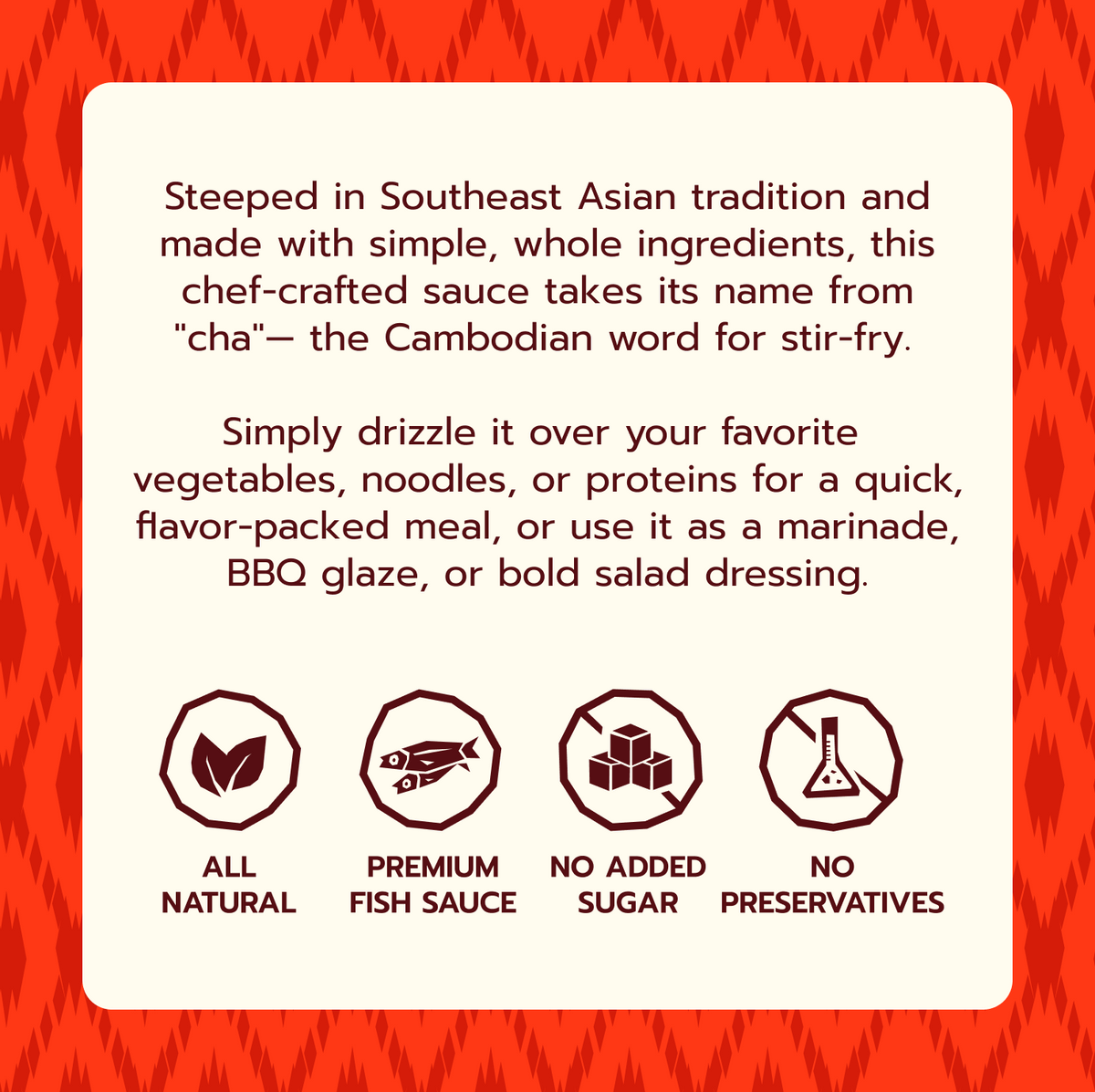 Spicy Cha Sauce