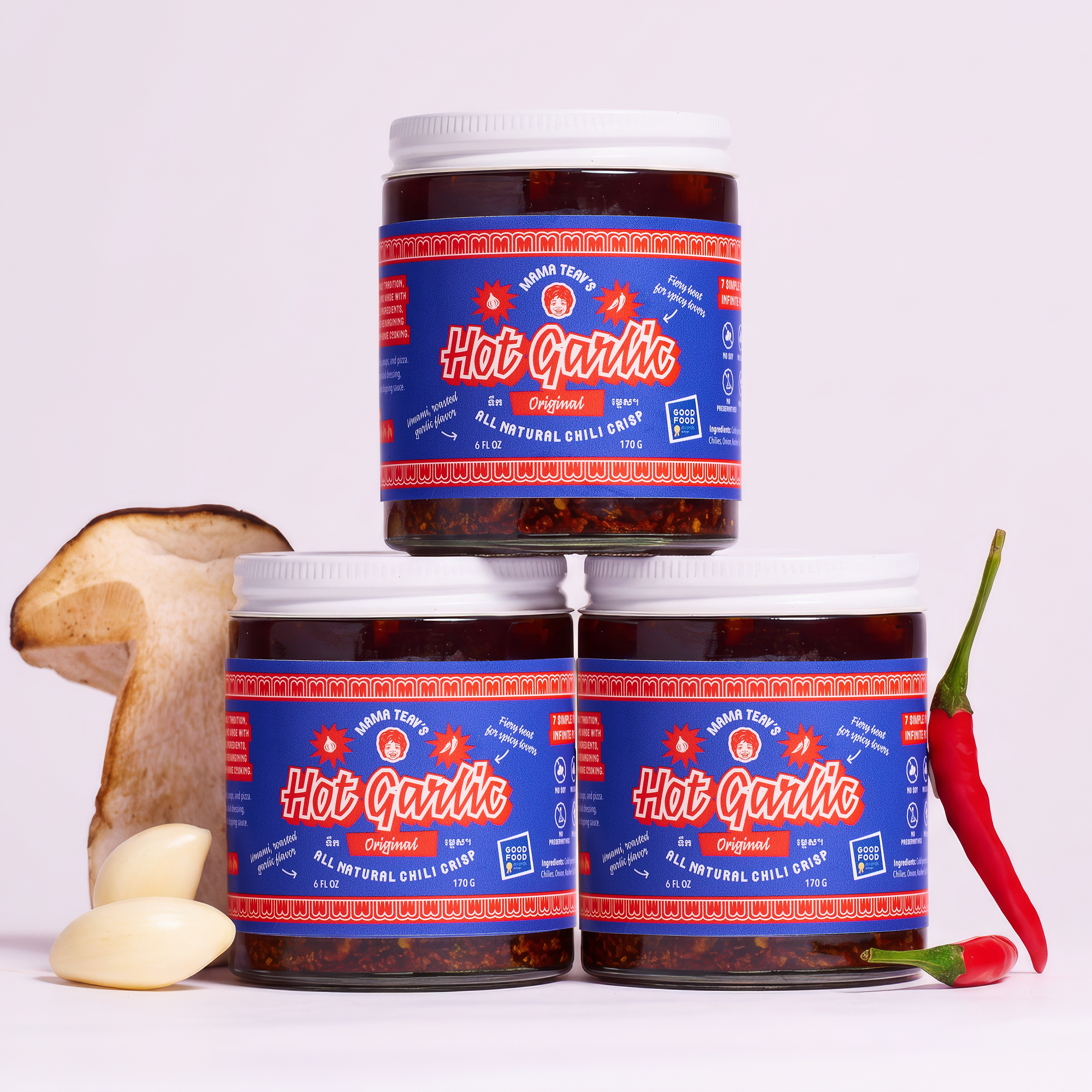Original Hot Garlic Chili Crisp (6oz)