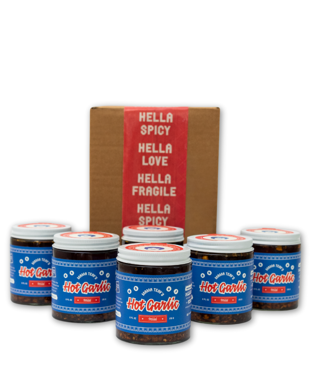 Hot Garlic Mild - The 6 Pack
